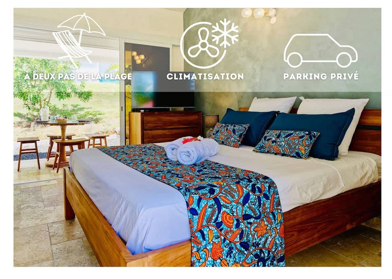 Appartement entier, Appartement de vacances pour 2 personnes avec jardin in Le Diamant, Martinique