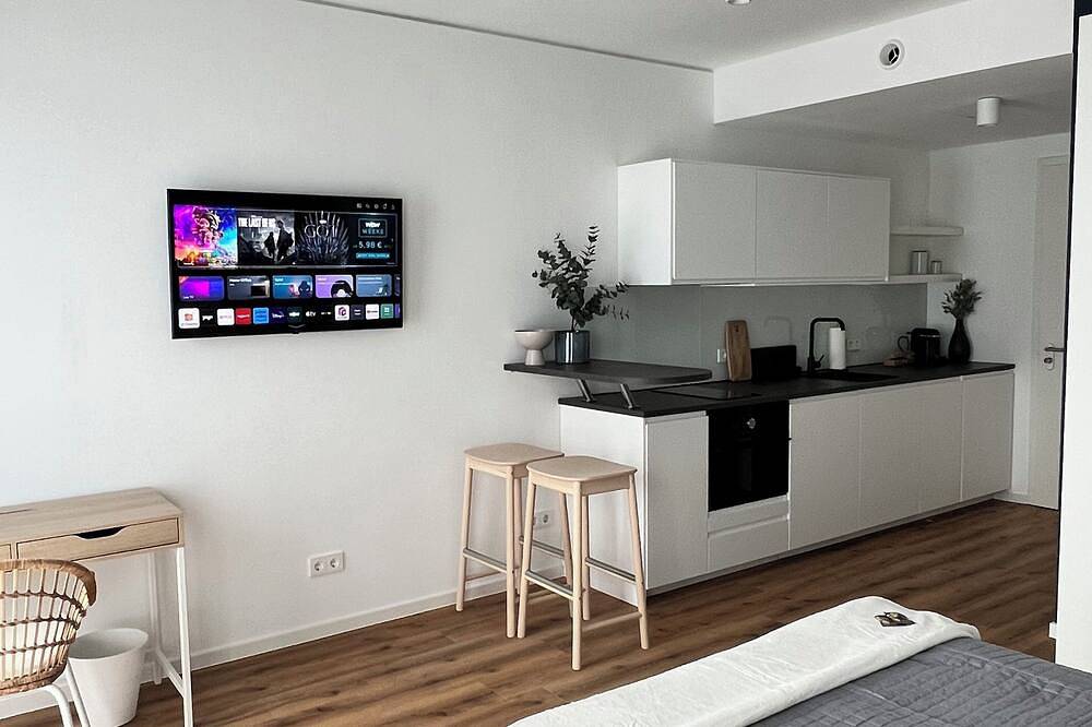 Ganze Wohnung, Moderne Studio Apartments direkt am Bahnhof Bietigheim-Bissingen in Bietigheim-Bissingen, Kraichgau
