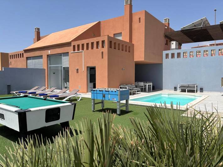 Villa voor 8 personen, with zwembad and uitzicht as well as tuin in Caleta de Fuste