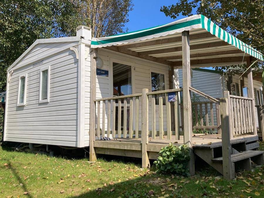 Flower Camping La Guichardière - Mobilhome 3 personas - Estándar eco 1 habitación in La Plaine-sur-Mer, Côte de Jade