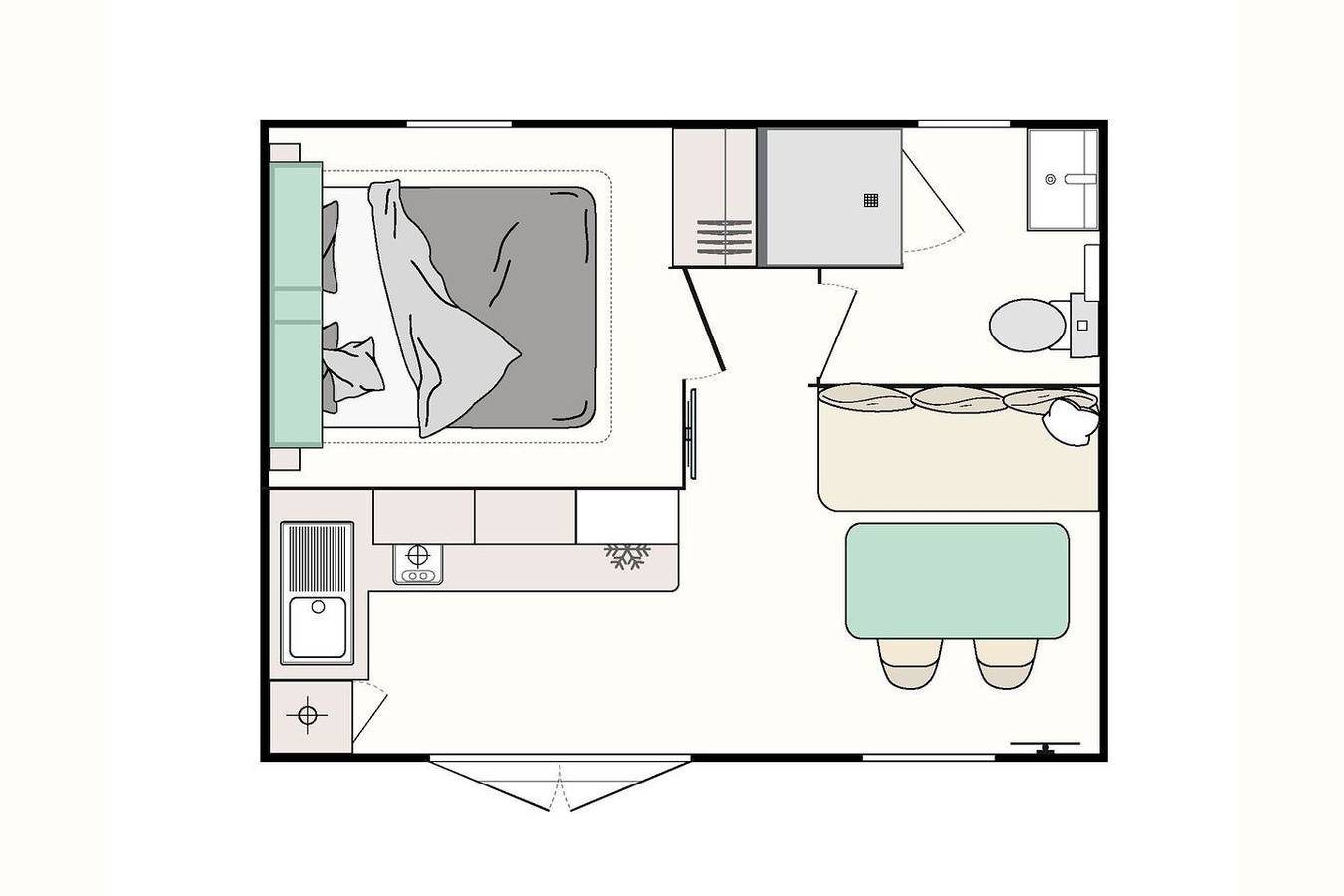 Mini-Ferienhaus Eidernest 2 – Dein naturnaher Rückzugsort an der Eider in Süderstapel, Eider-Treene-Sorge