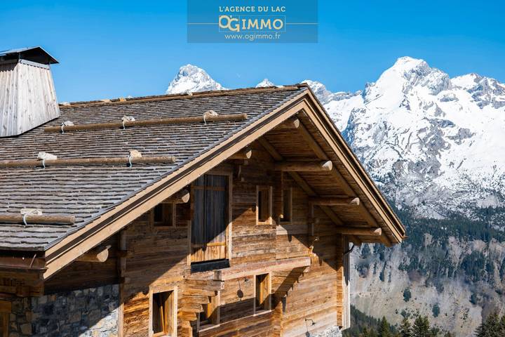 Maison de vacances pour 15 personnes, avec jardin et balcon, adapté aux familles en Haute-Savoie
