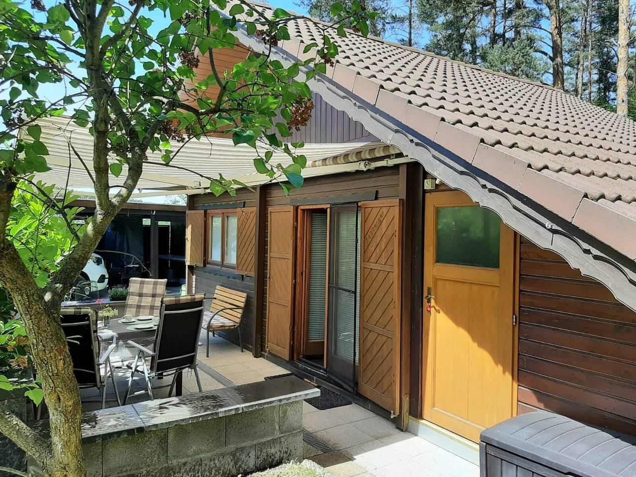 Ferienhaus 'Obert - Drognitz' mit privater Terrasse, Gemeinschaftsgarten und Wlan in Drognitz, Thüringer Schiefergebirge