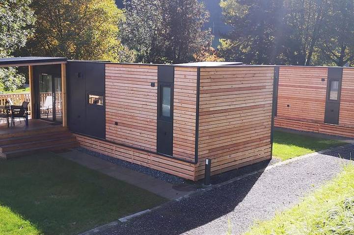 Ferienhaus für 4 Personen, mit Balkon und Sauna