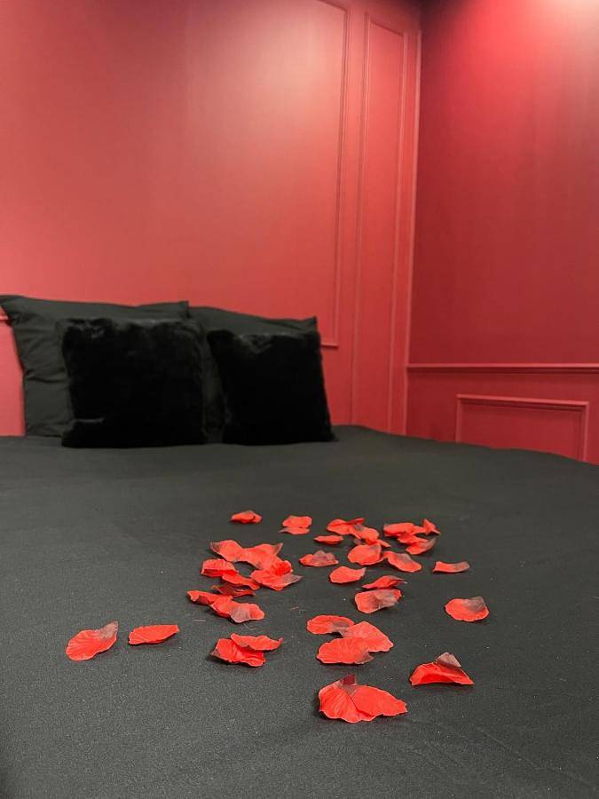 Le boudoir rouge - Loveroom luxueuse pour couples in La Ferté-Gaucher, Seine-et-Marne