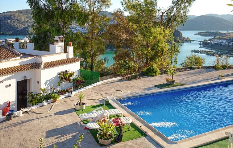 Apartamento Iznájar: Piscina-Aire-Micro-Grill-Terraza in Iznájar, Sierras Subbéticas