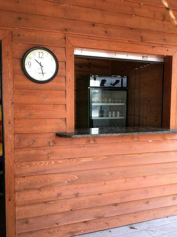 Elegantes Blockhaus am Mainsee - Ponton, Kajaks, Pizzaofen in Lake Gaston