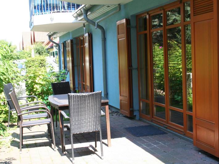 Ferienwohnung für 4 Personen, mit Terrasse und Sauna in Wustrow