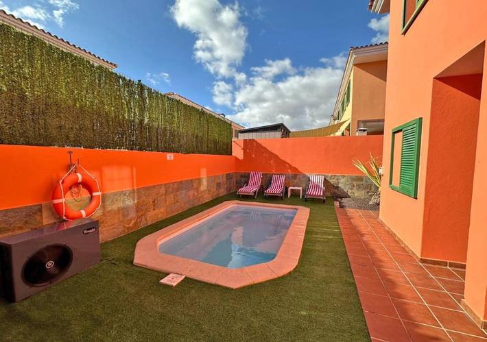 Casa rural para 4 personas, con jardín además de piscina y vistas, Se admiten mascotas en Tuineje - 4