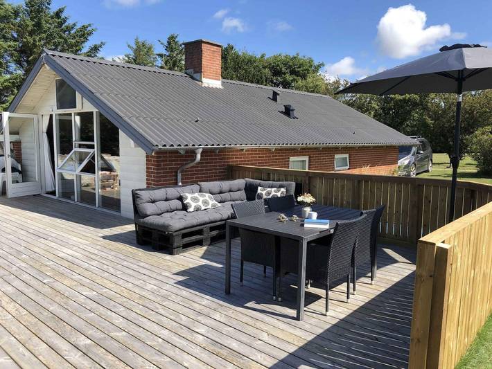 Ferienhaus für 6 Personen, mit Terrasse, kinderfreundlich in Kærgården