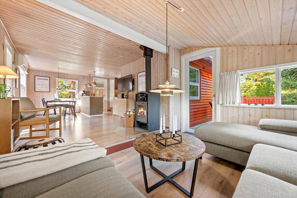 Ferienhaus mit Aktivitätsraum & Kamin auf Rømø in Sønderstrand, Havneby