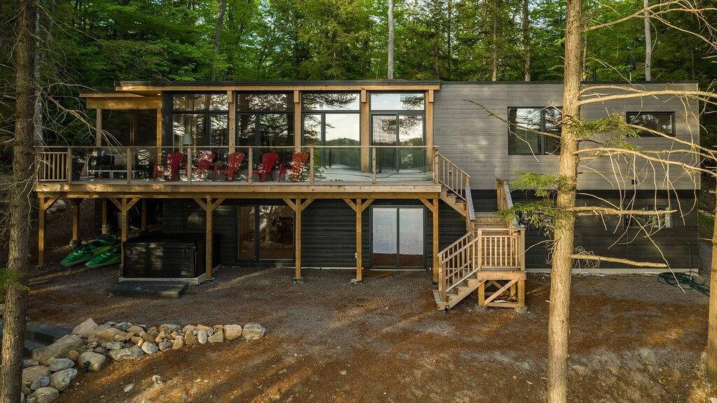 Sw-Ausrichtung Neubau am Bass Lake Cottage mit allem Schnickschnack! in Muskoka