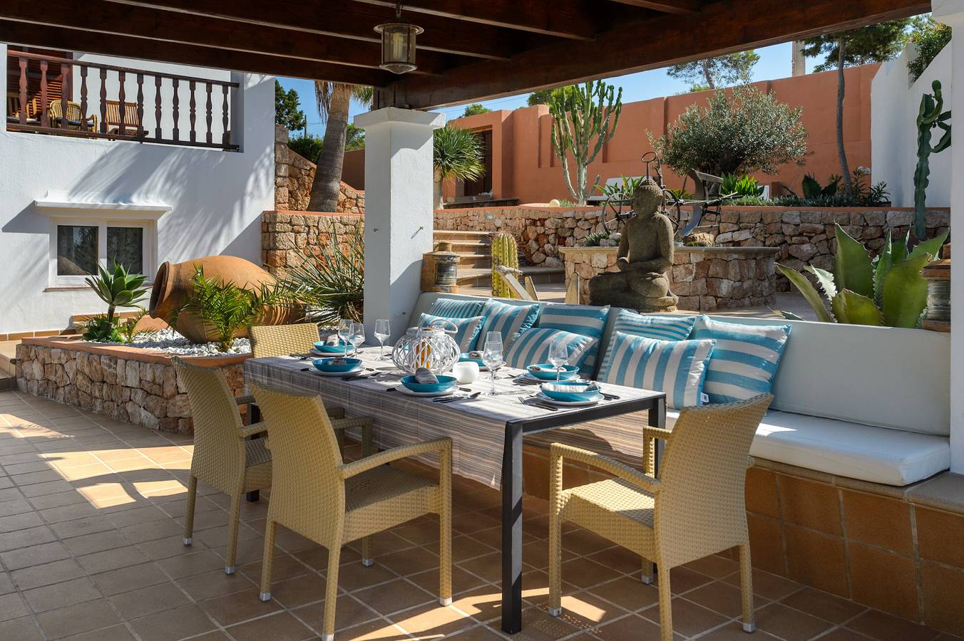 Villa for 8 people with garden in Cala Vedella, Sant Josep de sa Talaia