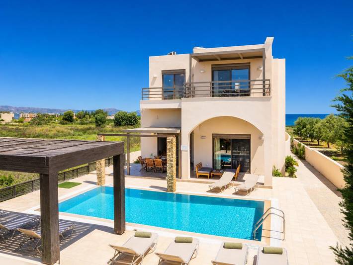 Casa vacanza per 8 persone, con Vista oceano e Balcone nonché Terrazza e Giardino in Rodi
