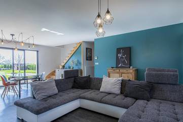 Gîte pour 8 personnes, avec jardin et vue à Avaray