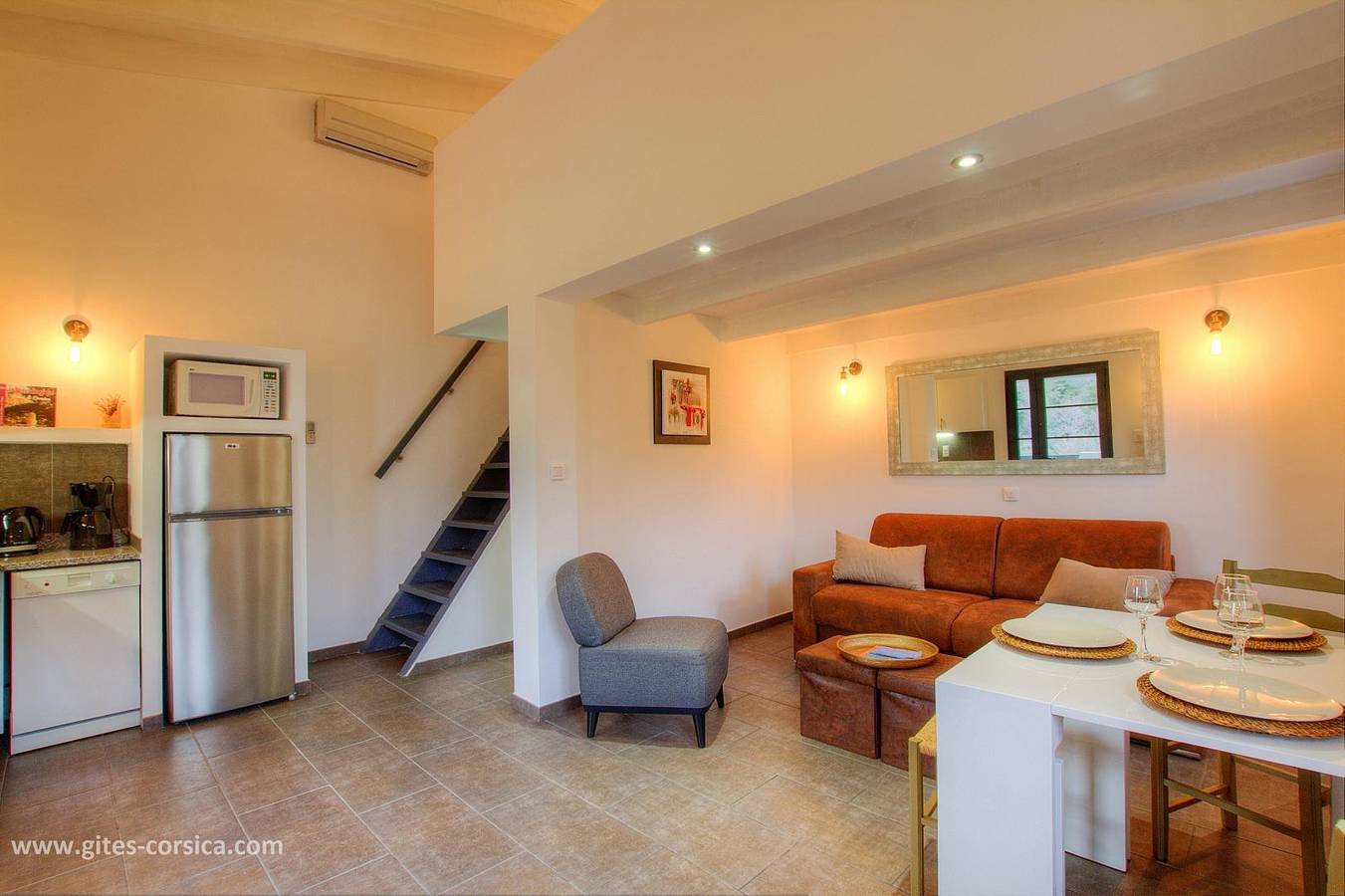 Gîte pour 2 personnes avec terrasse in Serra-di-Ferro, Région d'Ajaccio