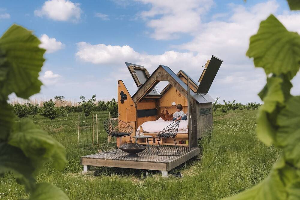 Tiny house au coeur des champs à 1h de Paris - calme & dépaysement garantis ! in Brégy, Oise
