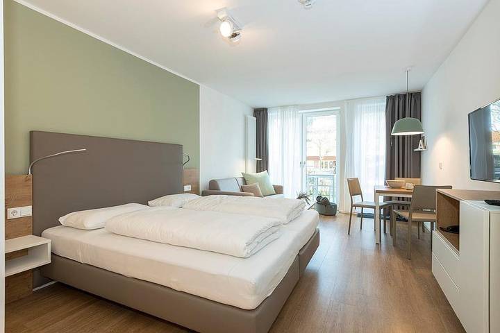 Studio für 3 Personen, mit Terrasse auf Langeoog