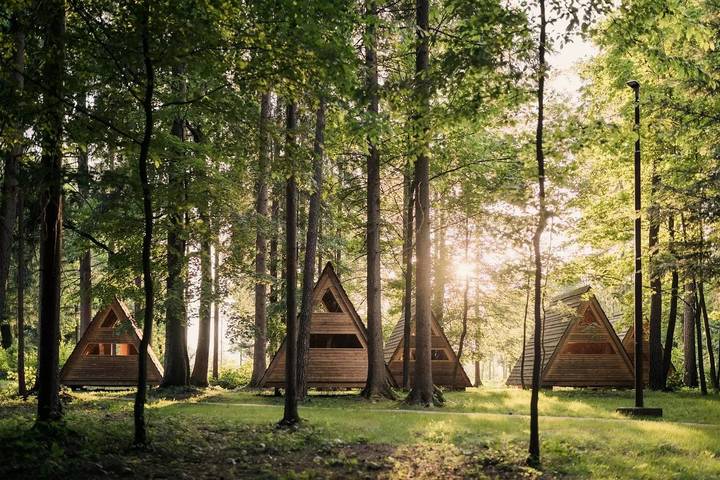 Ganze Wohnung, Holzhütte Waldbett 3 Personen in Untersteiermark