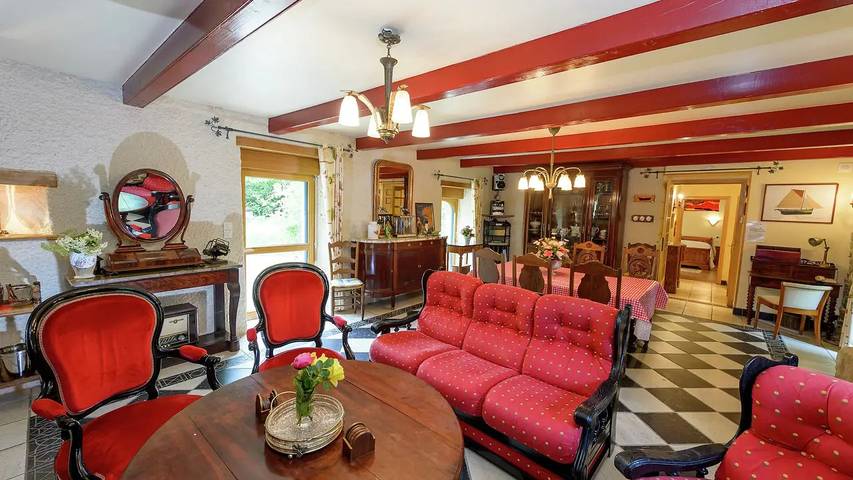 Location de vacances pour 9 personnes, avec piscine et jardin à Plounéour-Trez - 4