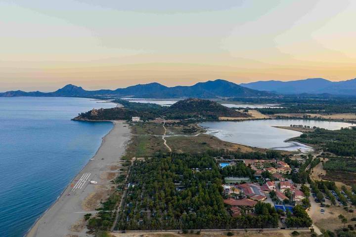 Bungalow für 3 Personen, mit Terrasse auf Sardinien