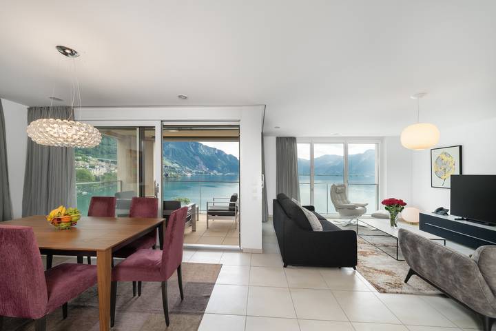 Ferienwohnung für 6 Personen, mit Terrasse in Montreux