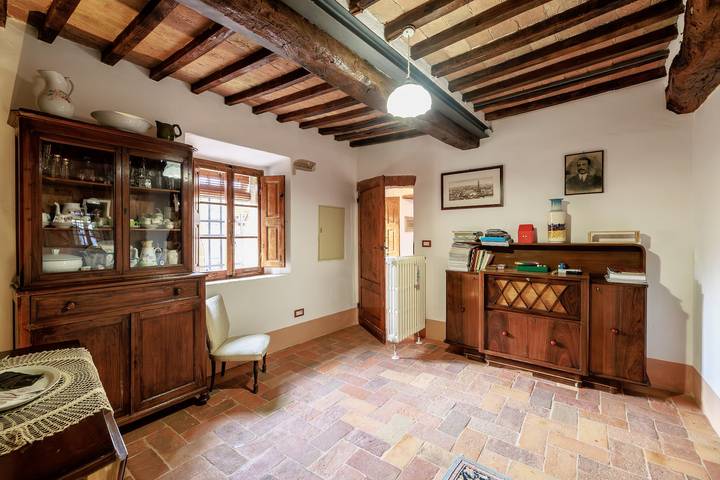 Casa vacanze 'La Nobiltà Del Tempo' con balcone e Wi-Fi in Murlo, Chianti