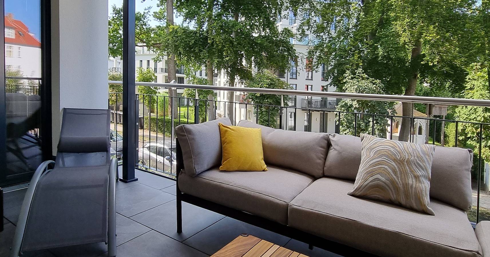 Ganze Wohnung, Ferienwohnung 'Strandblick' mit Meerblick, Balkon und Wi-Fi in Ostseebad Binz, Binz