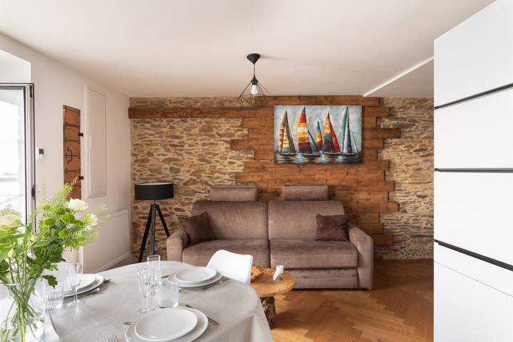 Appartement entier, Le Large - Bel appartement pour 6 avec vue mer in Cancale, Baie du Mont-Saint-Michel