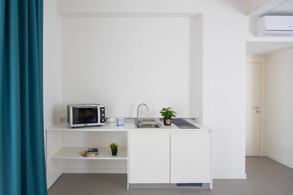 Suite-Quadruple-Con angolo cottura-Sdb privée avec douche-Vue ville in Pompei, Parc national du Vésuve