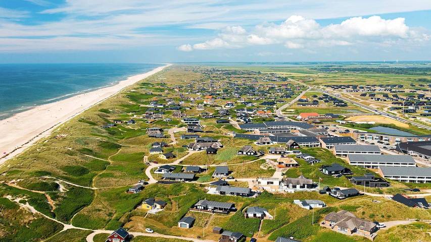 Ferienwohnung für 5 Personen, mit Pool und Terrasse sowie Sauna am Ringkøbing Fjord