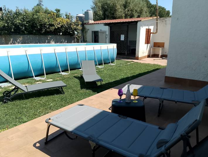 Ferienhaus für 5 Personen, mit Garten