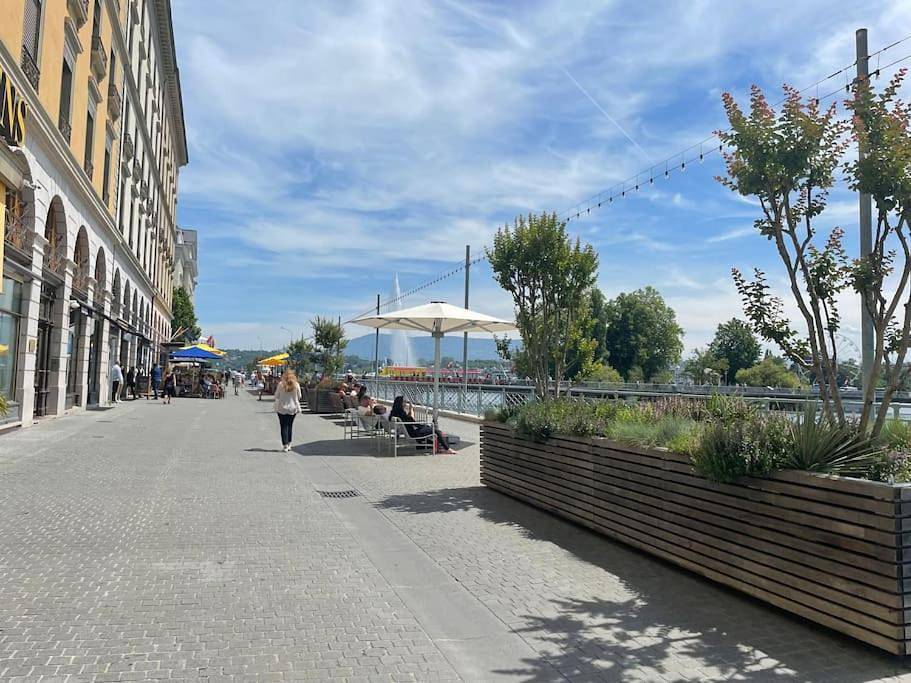 Cały apartament, Celui qui est au centre in Genève Secteur de dist., Genewa