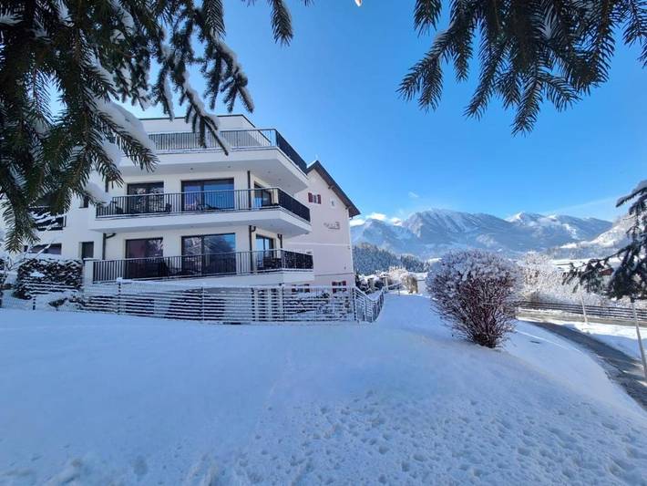 Ferienwohnung für 4 Personen, mit Pool und Garten sowie Ausblick, mit Haustier - 1