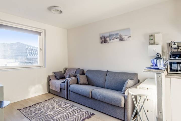 Studio pour 3 personnes, animaux acceptés à Deauville