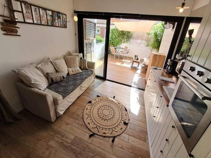 Gîte pour 5 personnes, avec terrasse dans Plage de La Fossette - 3