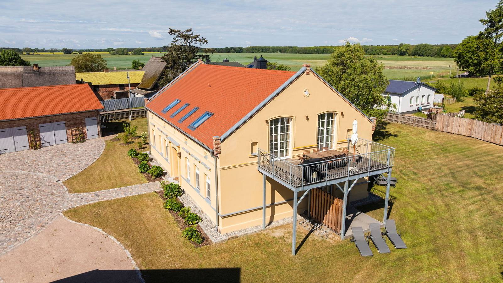 Ganze Ferienwohnung, Gutshof Liepe - 8 Pers. Ferienwohnung in Liepe (Usedom), Rankwitz