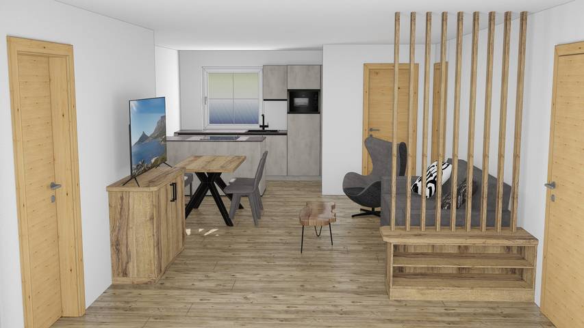 Appartamento per 4 persone, con sauna e balcone in Selva di Val Gardena