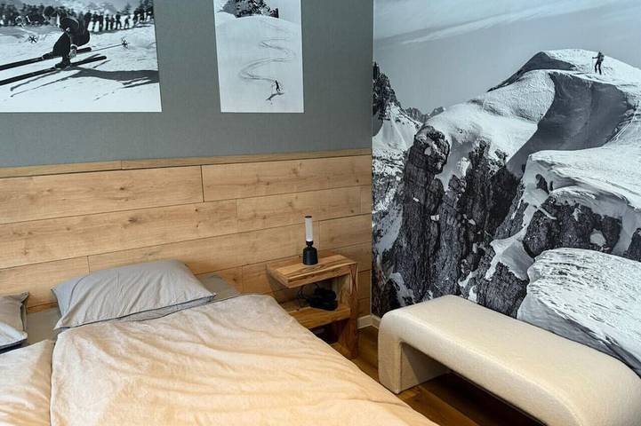 Ganze Wohnung, Large 1 bedroom - free parking - dream views- in Leukerbad, Leukerbad & Umgebung
