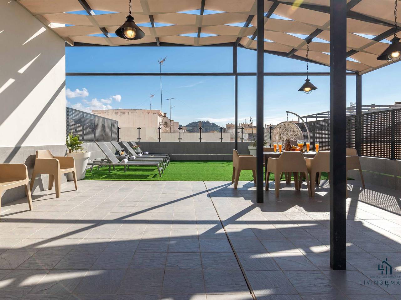 Geheel vakantieappartement, Vakantieappartement voor 6 personen met terras in Centro (Málaga), Malaga