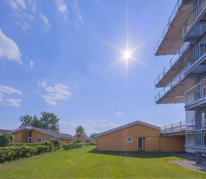 Ferienhaus für 4 Personen, mit Whirlpool und Sauna sowie Terrasse und Garten in Rechlin