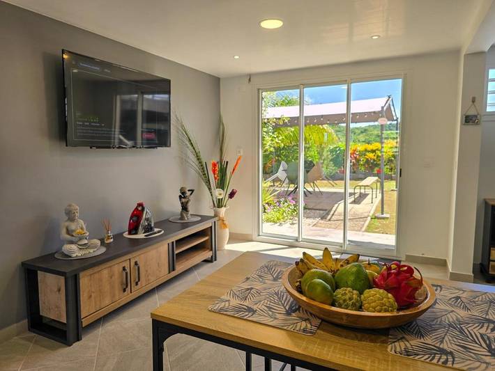 Appartement de vacances pour 4 personnes, avec jardin et vue