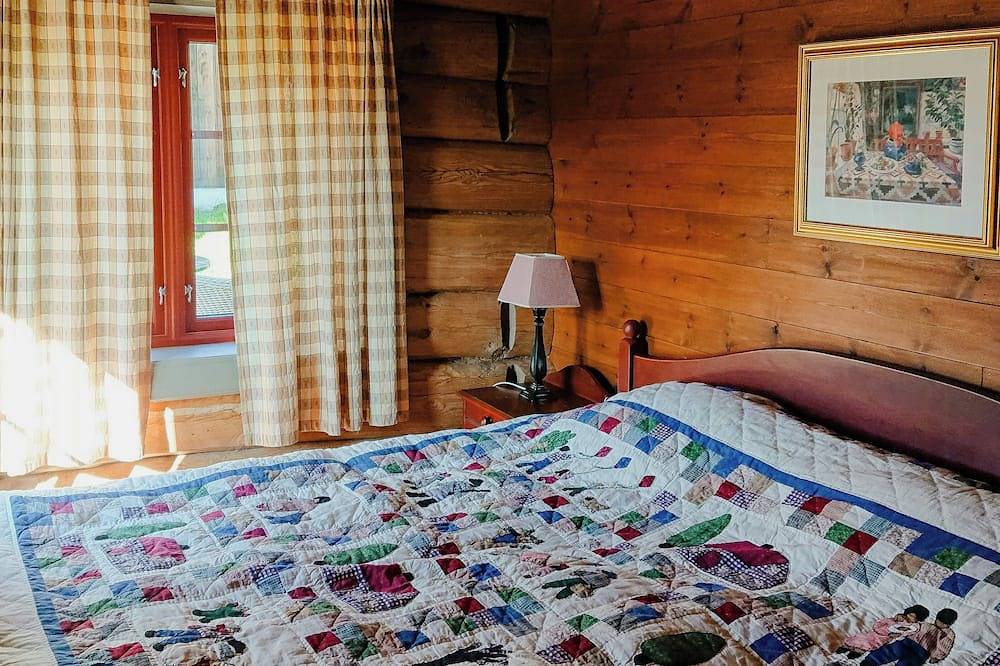 Restaurierte Hütte aus dem Jahr 1852 in der Region Bergsjø in Ål