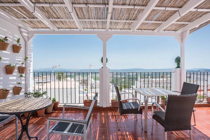 Appartamento intero, Appartamento rustico per le vacanze "Casa La Costanilla F" con terrazza sul tetto e ampia vista in Vejer de la Frontera, Costa de la Luz