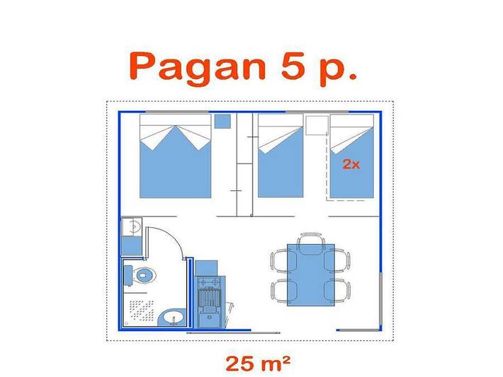 Tienda para 5 personas, con Jacuzzi y Terraza en Vilanova de Escornalbou - 4