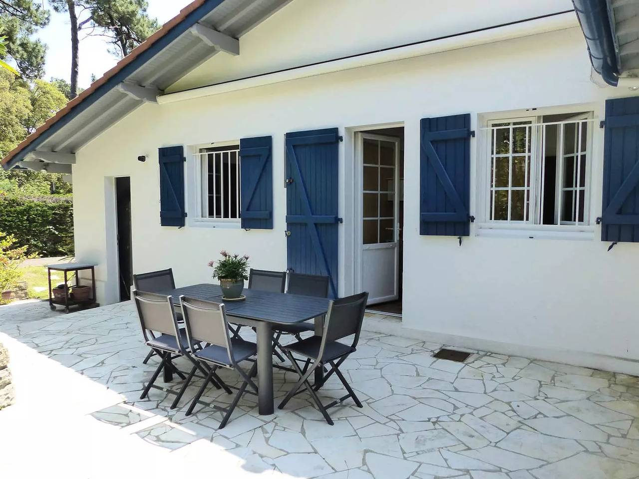 Villa La Teignouse tussen meer en oceaan met terras en tuin voor 6 personen in Meer van Hossegor, Hossegor