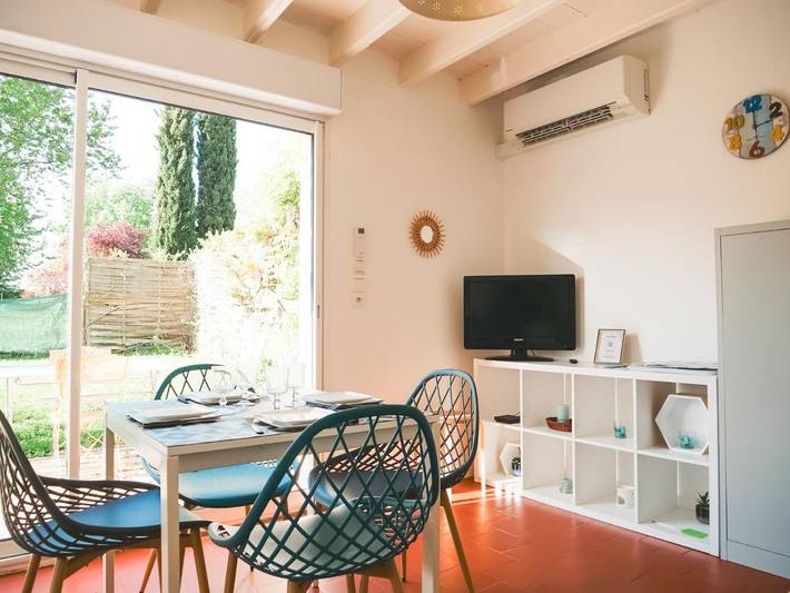 Appartement de vacances pour 4 personnes, avec Terrasse et Jardin