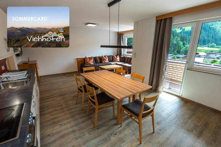 Vakantiewoning voor 6 personen, met balkon en tuin in Viehhofen