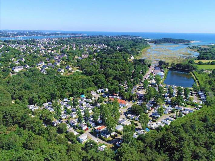 Camping pour 6 personnes, avec sauna et bassin pour enfant à La Trinité-sur-Mer