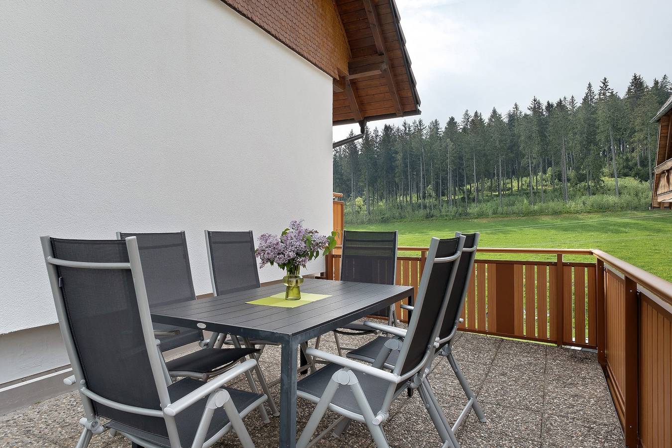 Ganze Wohnung, Ferienwohnung 'West' mit gemeinsamer Terrasse, gemeinsamem Garten und Balkon in Schollach (Eisenbach), Eisenbach